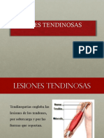 Lesiones Tendinosas