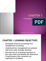 The Manager and Management Accounting