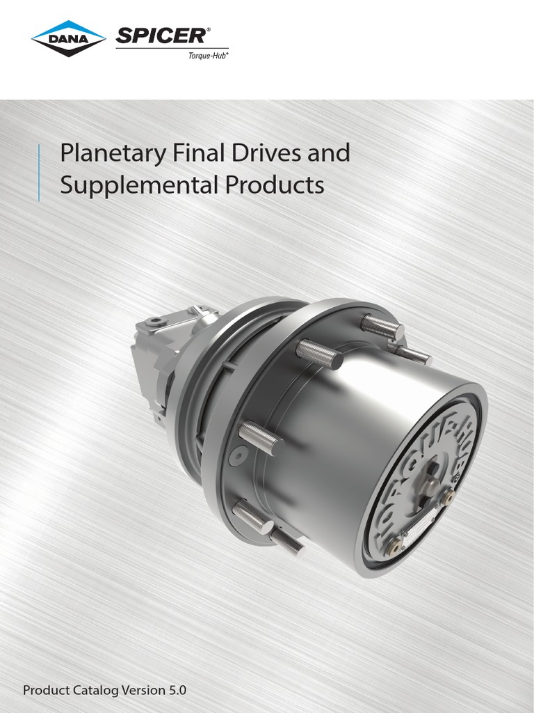 2019spicer TorqueHub Catalog WDSP PDF Gear Machines