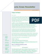 Ubuntu Green E-Newsletter Volume 1-1