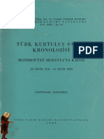 Gotthard Jaeschke - Türk Kurtuluş Savaşı Kronolojisi 1