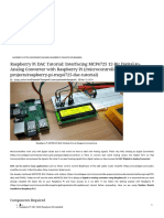 Raspberry Pi MCP4725 DAC Tutorial - Interfacing MCP4725 12-Bit Digital-to-Analog Converter With Raspberry Pi