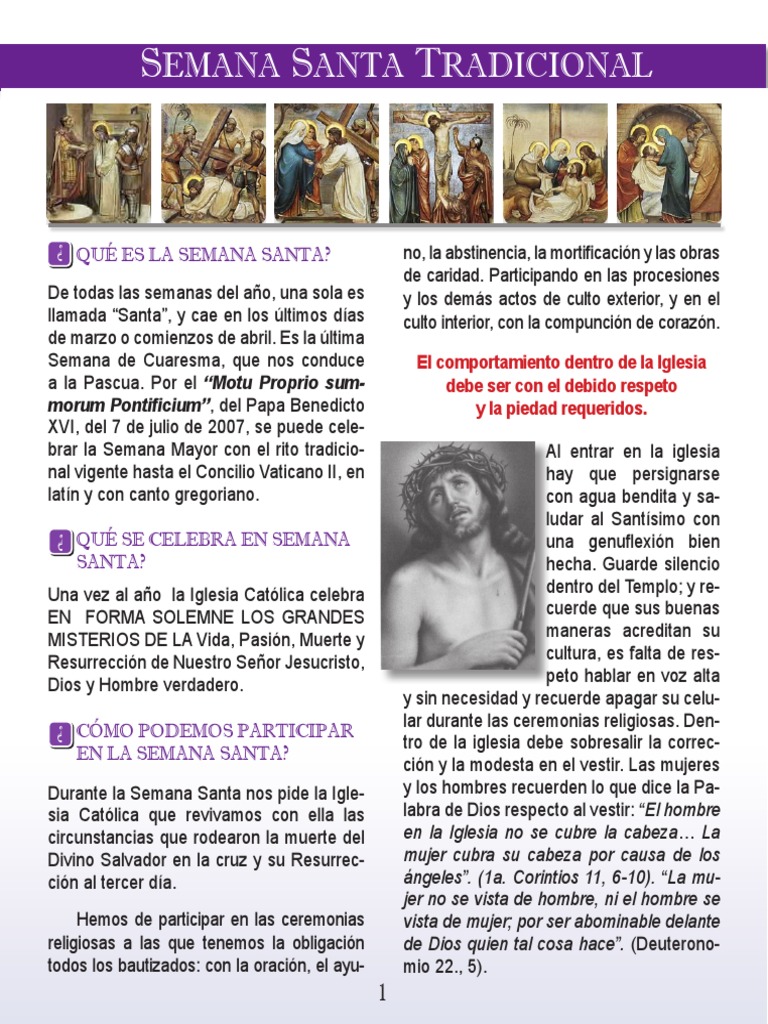 Semana Santa: Significado y Prácticas | PDF | Pascua de Resurrección ...