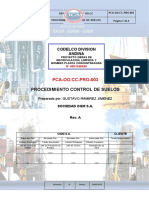 PCA-OO - CC-PRO-003 - A Control de Suelos
