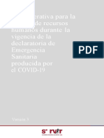 Guía Operativa para La Gestión de Recursos Humanos Durante La Emergencia Sanitaria Por El COVID-19