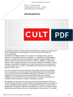 O Apóstolo Do Individualismo - Revista Cult - Rodrigo Lacerda
