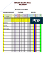 Registro de Asistencia - Peru School-6to