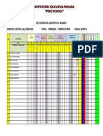 Registro de Asistencia- Quinto - Peru School