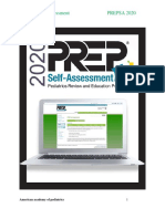 2020 Prep Self Assessment 2016309916