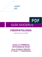 Fisiopatología: Grado en FARMACIA Universidad de Alcalá