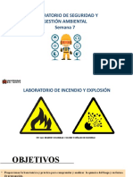 Incendios y explosiones en laboratorios