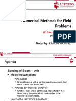 Numerical Methods For Field Problems: Notes By: Kishore Pochiraju