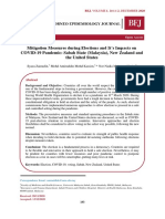 Mitigation Measures During Elections and It's Impacts On COVID-19 Pandemic: Sabah State (Malaysia), New Zealand and The United States