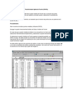 Transformada Rápida de Fourier (EXCEL)