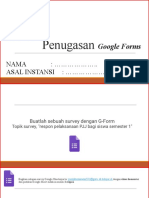 Penugasan Google Forms