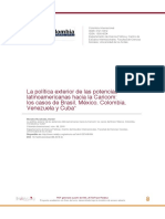 Lectura 13-Daniel Morales-La Política Exterior de Las Potencias Latinoamericanas Hacia La Caricom