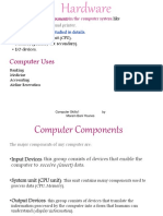 Computer Uses: Physical Components