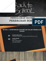 Pekerjaan Sosial: Pendalaman Materi