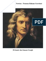 Sir Isaac Newton - Penemu Hukum Gravitasi