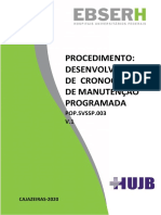 Pop - Uec.003 - Desenvolvimento de Cronograma de Manutenção Programada