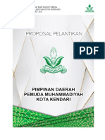 Proposal Pelantikan Pemuda Kota