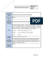 Documento de Condiciones Especiales (Para MCP) O Ficha Técnica de Producto (Para Mercop) - Codigo: Op-Ro-Ft-26 Vigencia Desde: Versión: 1