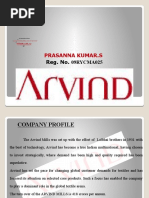 Download Arvind Mills Internship PPT by Sakthi Prasad SN50113206 doc pdf