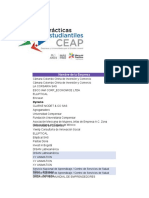 Prácticas Estudiantiles CEAP - Vacantes para Perú