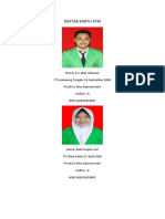 Daftar Kartu KTM