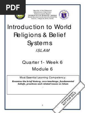 IWRBS_Q1_Mod6_Islam