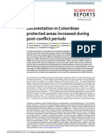 Deforestation in Colombian Protected Areas Increased During Post-Conflict Periods
