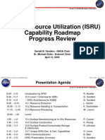 In-Situ Resource Utilization (ISRU) Capability Roadmap Progress Review