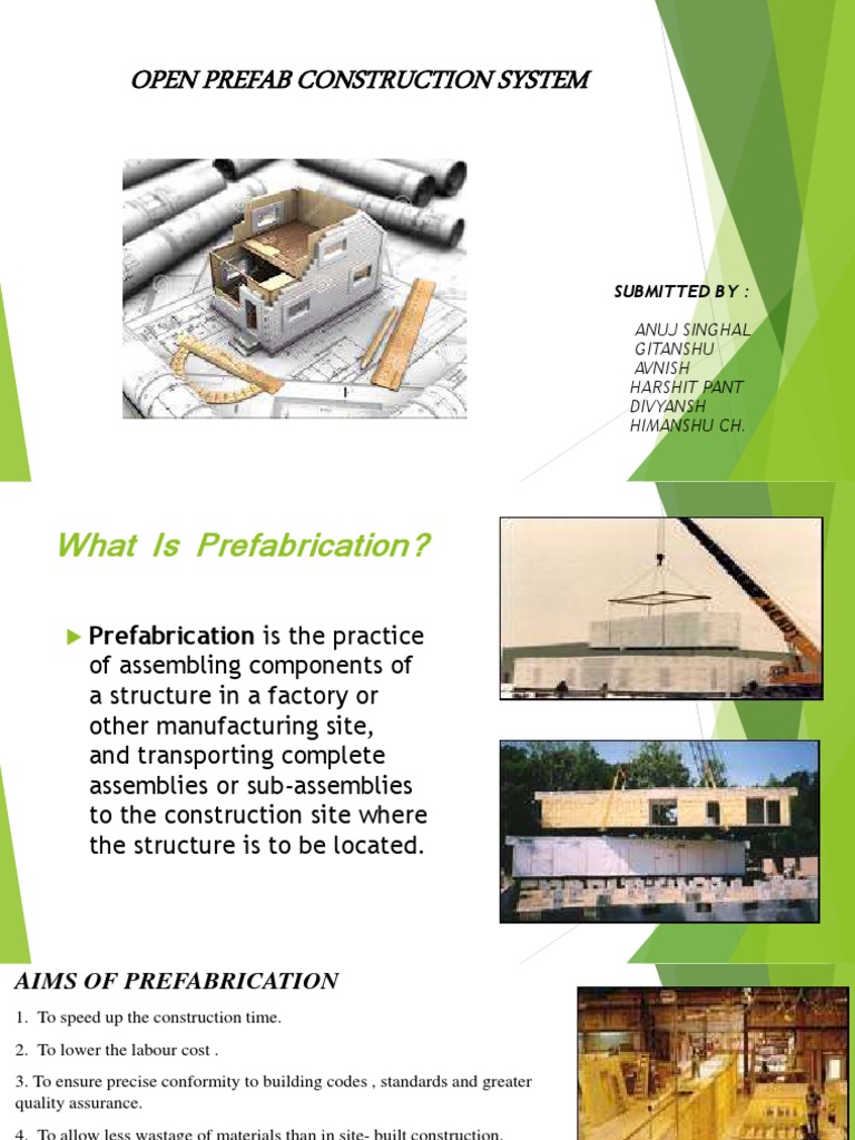 Open Prefab Construction System Overview | PDF | Precast Concrete ...