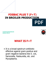 Fosbac Plus T (F+T) : in Broiler Production