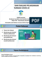 5. Monitoring Evaluasi Pelaksanaan Imunisasi COVID-19