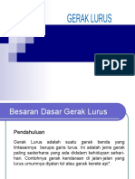 GERAK LURUS