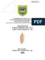 20 Contoh Administrasi Ujian Sekolah SD