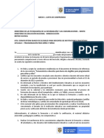 Carta compromiso docentes programación niños