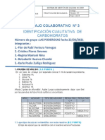 T.C.3 Los Poderosos Bioquimica Identificacion Cualitativa C.H. Alumnos