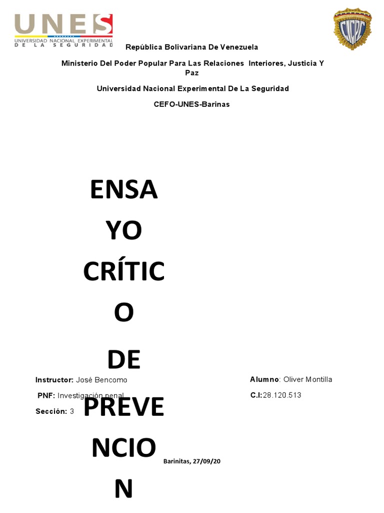 Estrategias de Prevención del Delito en Comunidades | PDF | Prevención ...