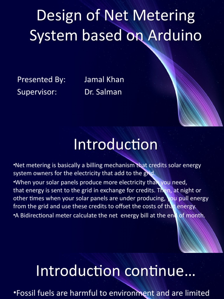 Arduino-Based Net Metering System Design | PDF | Photovoltaic System ...