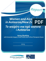 Women and Alcohol in Aotearoa N Ew Zeala