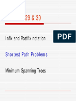 Shortest Path Algorithms and Minimum Spanning Trees