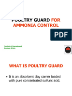 Poultry Guard: FOR Ammonia Control