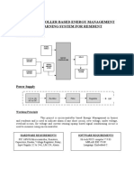 Energy Management and Warning System For Resident