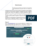 Manual Básico de Mentimeter | PDF | Metodología de encuesta | Cuestionario