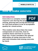 How to Make Concrete