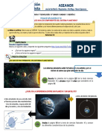 Ficha de Ciencia Unidad I Semana 02 - El Sistema Planetario