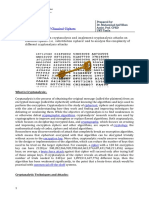 Cryptanalysis of Classical Ciphers: Objectives