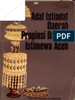 Adat Istiadat Di Aceh BUKU